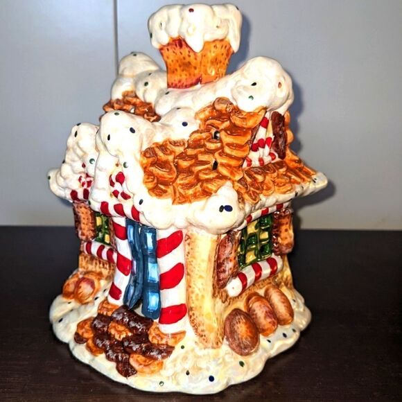 Boyds Collection 2002 the Twinkles Glossie's Sweet Treat Cottage Candle Holder - Picture 2 of 14